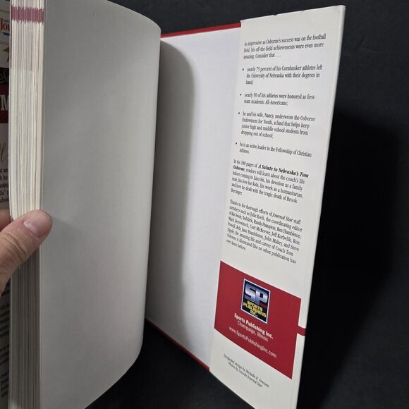 A Salute to Nebraskas Tom Osborne: A 25-Year History - Hardcover - Picture 11 of 16